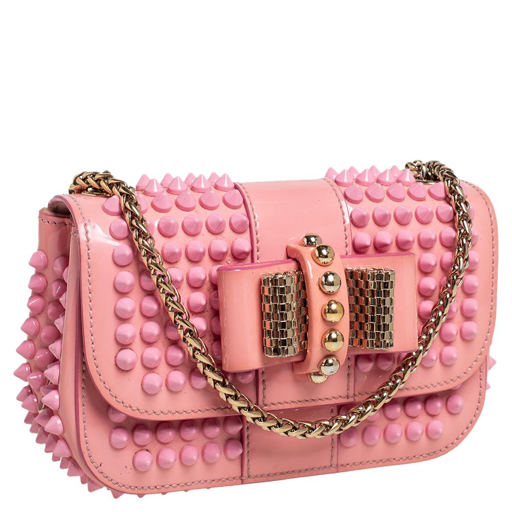 pink louboutin bag