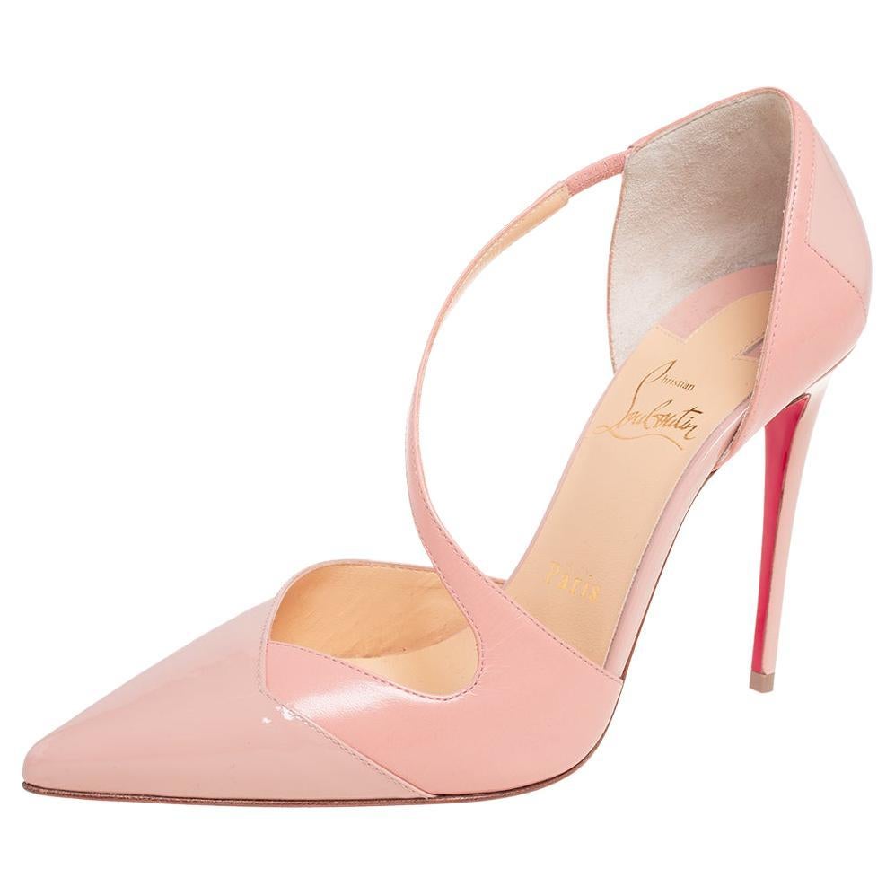 christian louboutin pink heels