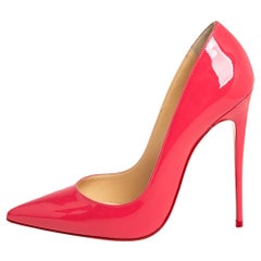 Christian Louboutin Pink Patent Leather So Kate Pumps Size 39