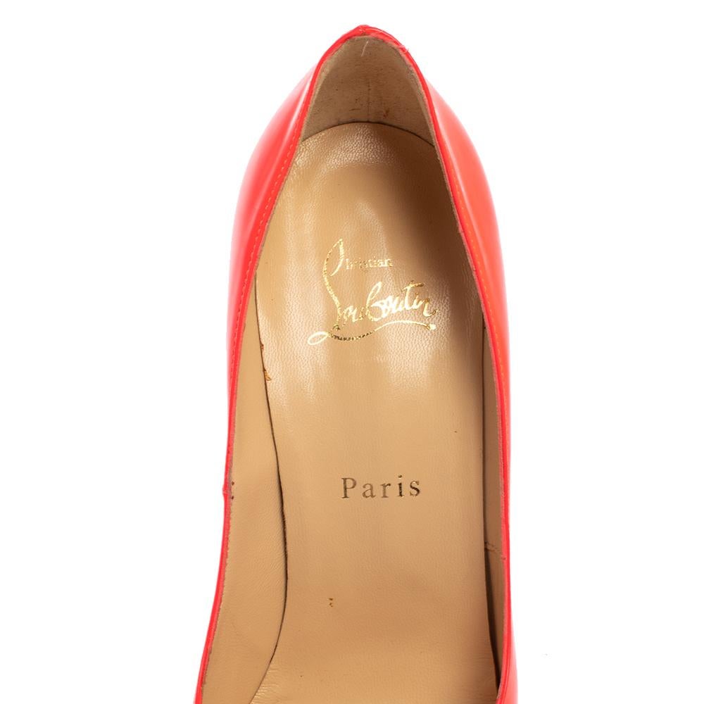 Christian Louboutin Pink Patent Leather Very Prive Pumps Size 40 2