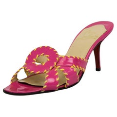 Christian Louboutin Sandales vernies roses  Taille 7 US