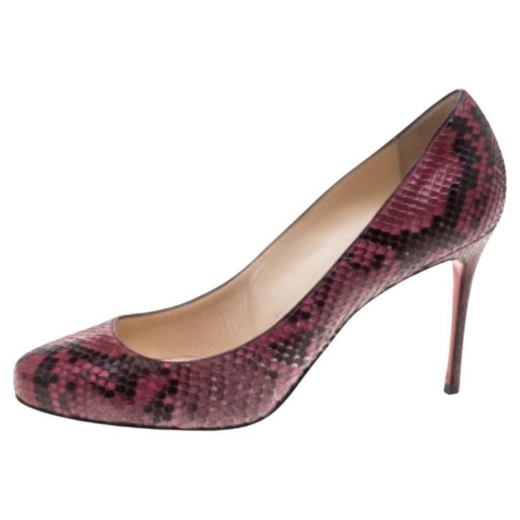 Christian Louboutin escarpins Fifi roses taille 38 en vente