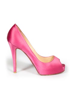 Christian Louboutin Pink Satin New Very Prive Heels Size IT 37