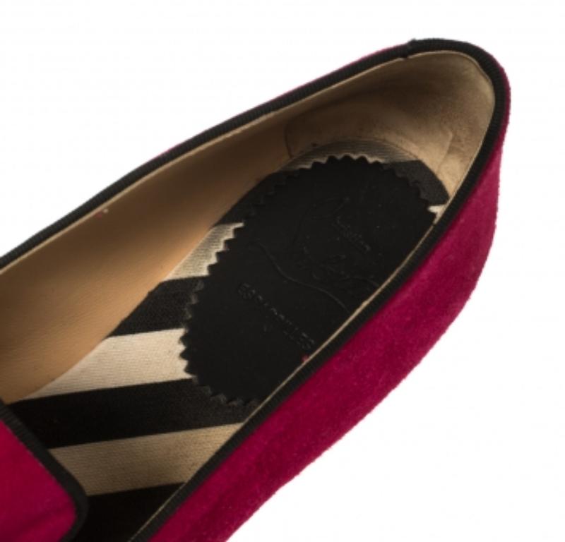 Christian Louboutin Pink Suede Cheetah Tassel Espadrilles Size 39 For Sale 2