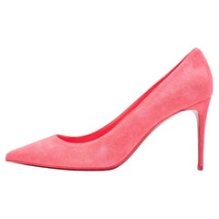 Christian Louboutin Pink Suede Kate Pumps Size 38