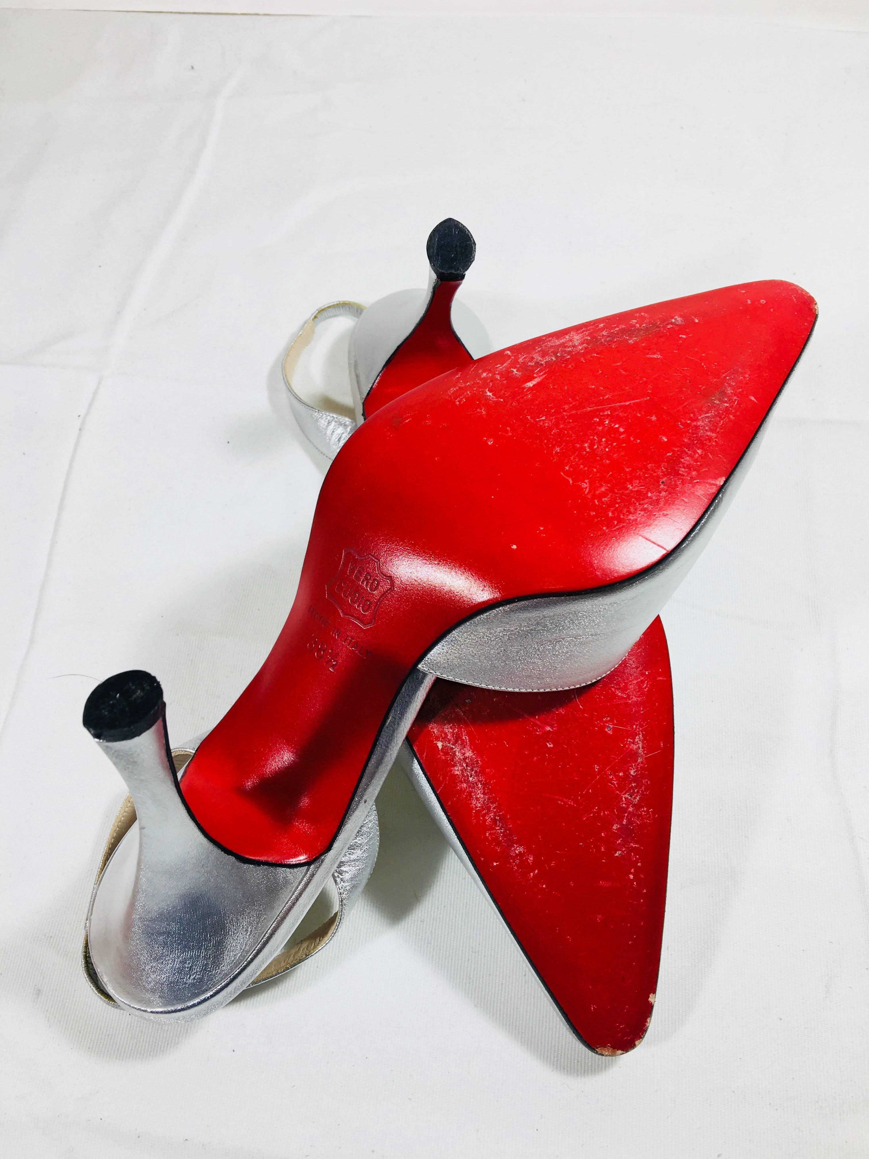 Christian Louboutin Pointed Toe Slingbacks 4