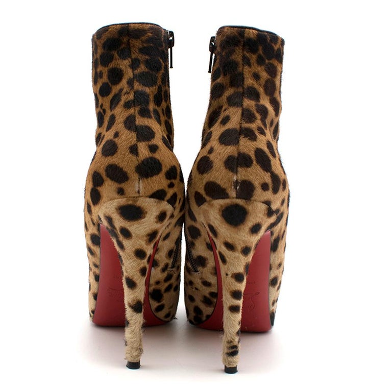 louboutin leopard heels