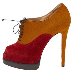Christian Louboutin Bottines Miss Poppins à bout ouvert, taille 36,5