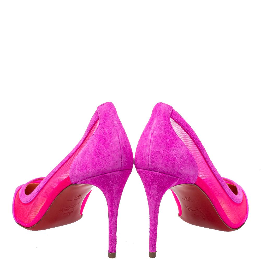 lilac louboutin heels