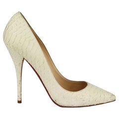Christian Louboutin Escarpins en python EU 38,5 GB 5,5 US 8,5