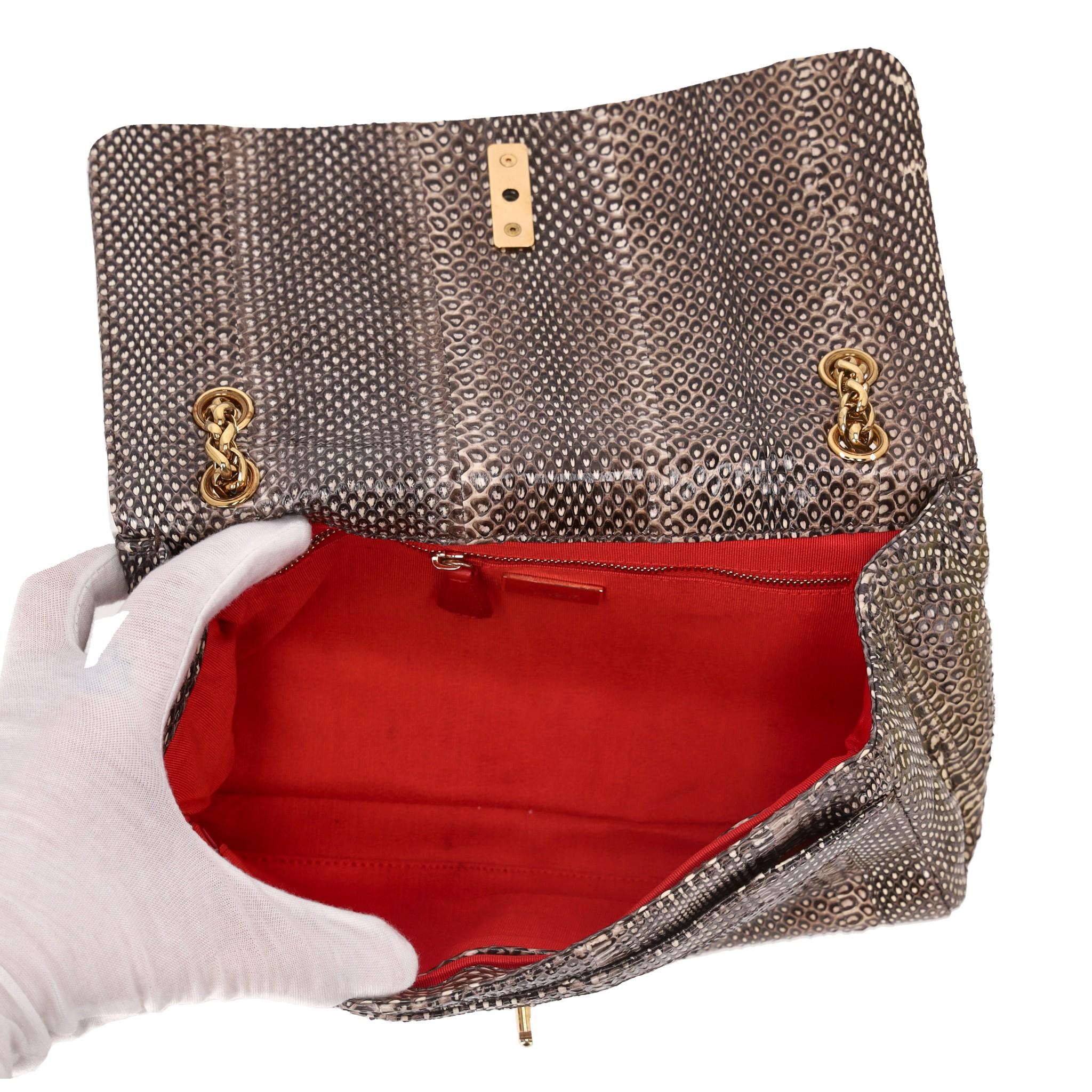 Christian Louboutin Python Skin Sweet Charity Bag For Sale 1