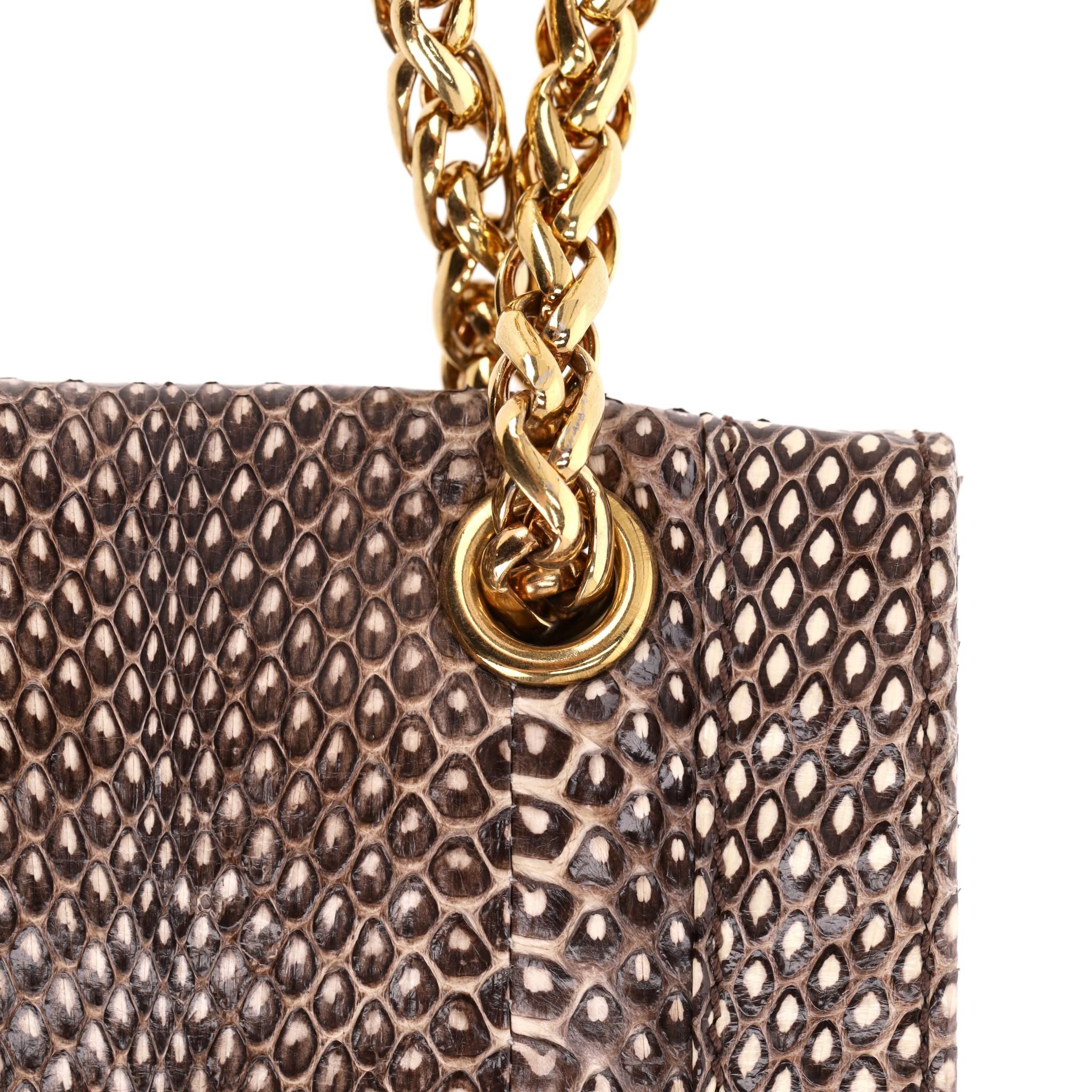 Christian Louboutin Python Skin Sweet Charity Bag For Sale 4