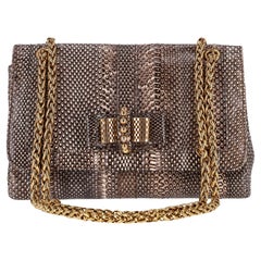 Christian Louboutin Python Skin Sweet Charity Bag