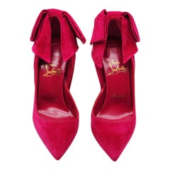 Christian Louboutin Rabakate Pumps Suede in Pink