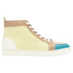 CHRISTIAN LOUBOUTIN Rantus Catach Orlato pastel suede high top sneaker EU42.5