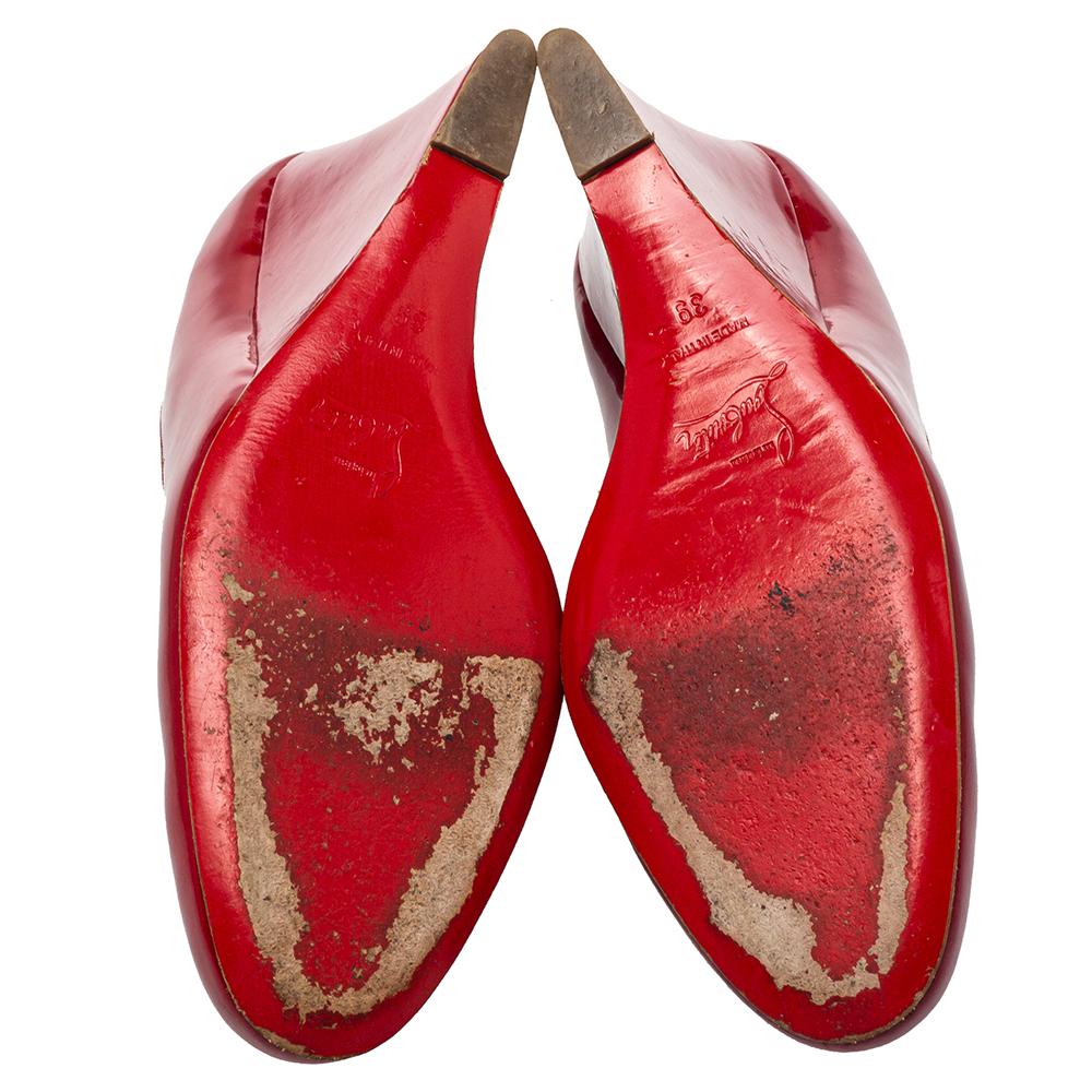 red wedges shoes