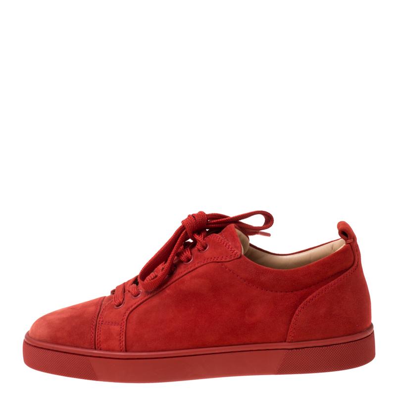 red suede sneakers womens