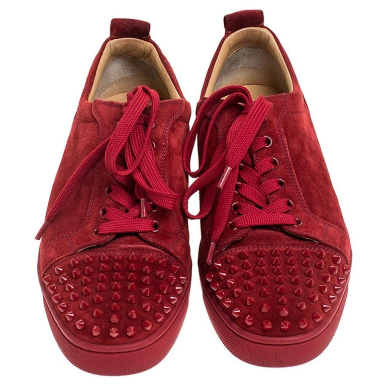 louboutin red spiked sneakers