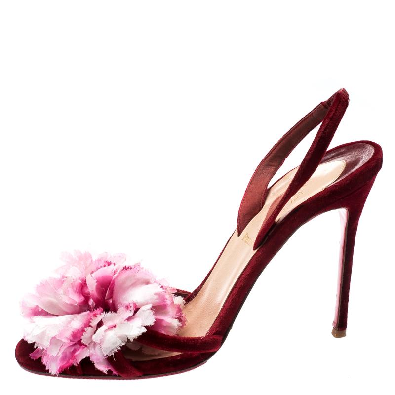 Christian louboutin petal sandal cheap