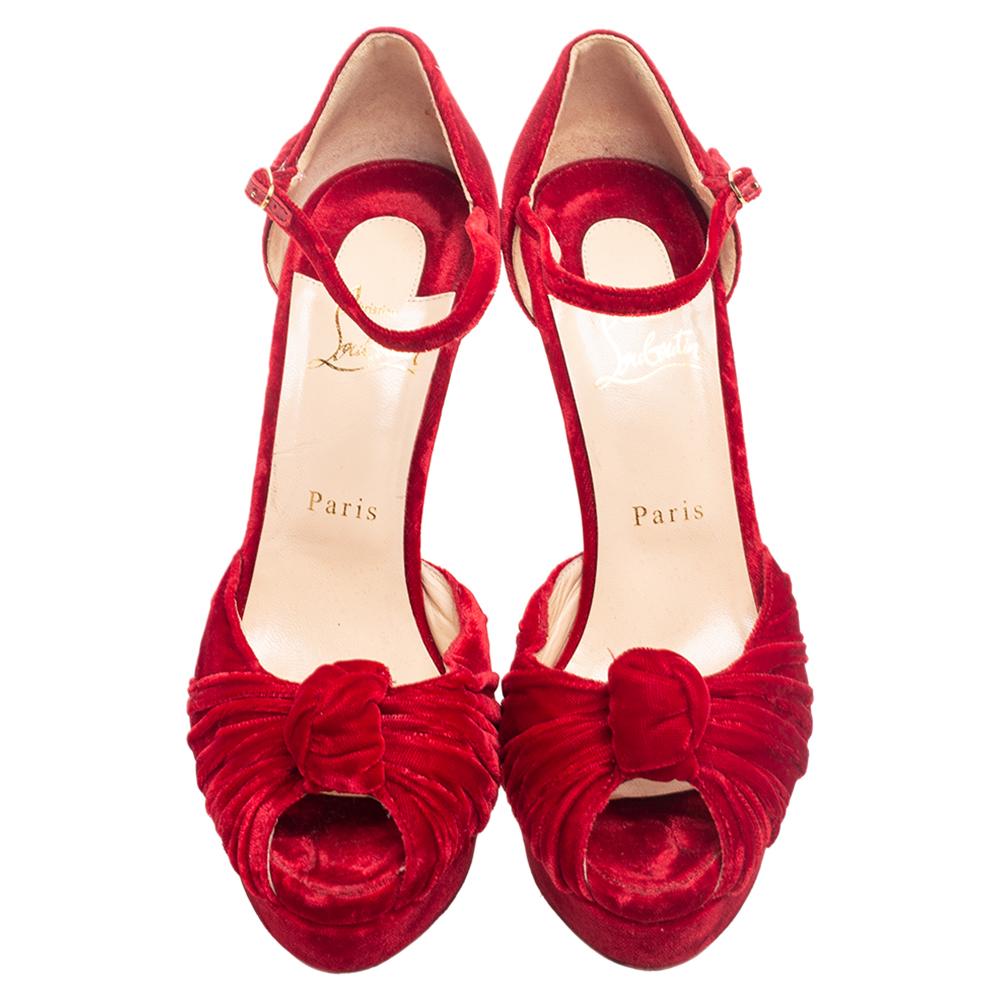 red velvet louboutins