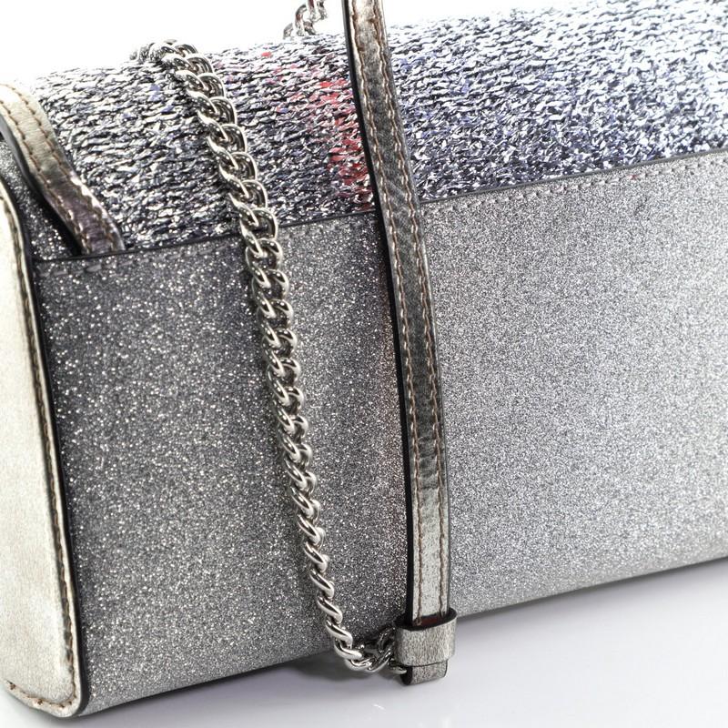 Christian Louboutin Rubylou Clutch Glitter Leather 4