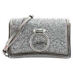 Christian Louboutin Rubylou Clutch Glitter Leather