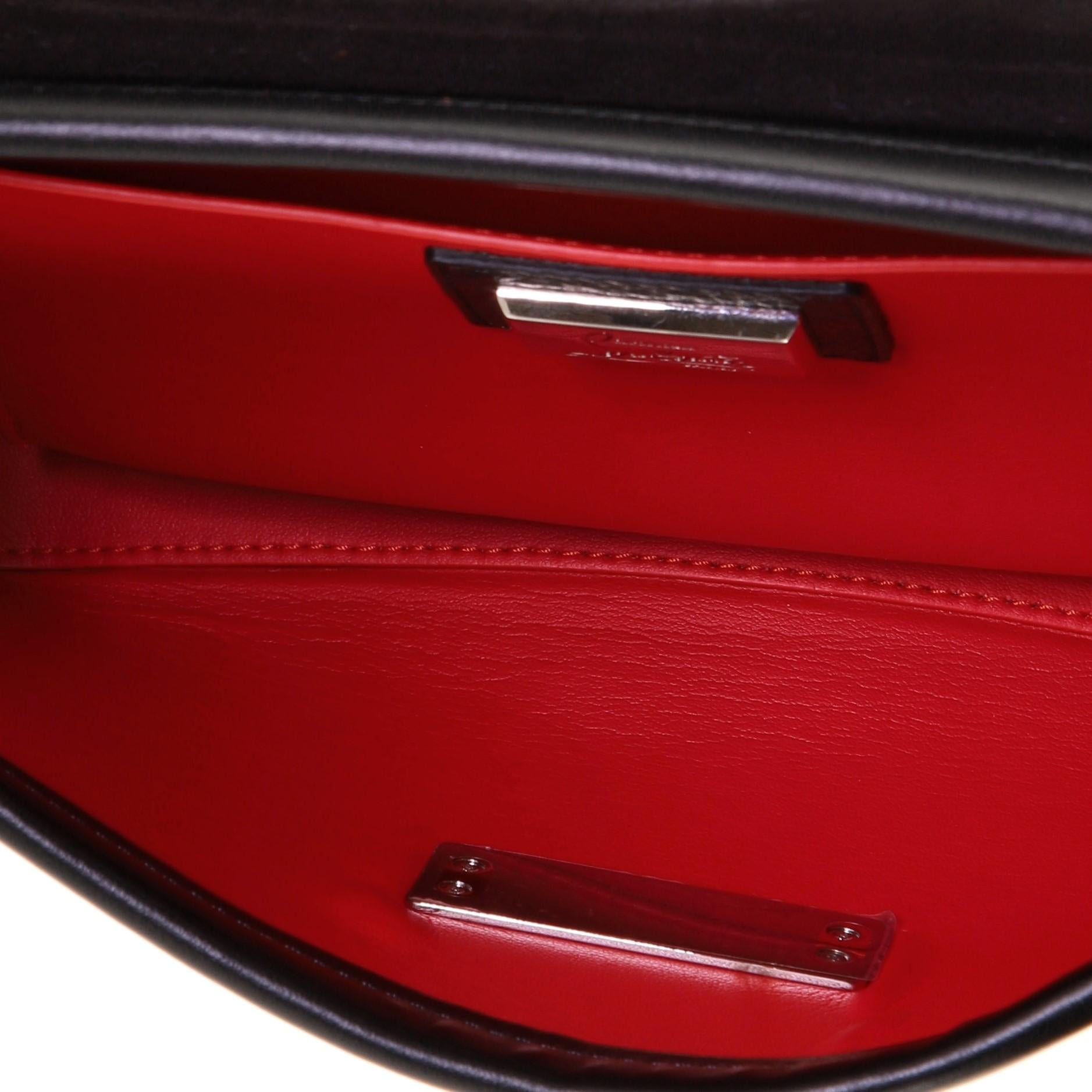 Women's or Men's Christian Louboutin Rubylou Convertible Satchel Leather Small