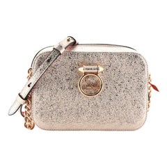 Christian Louboutin Rubylou Crossbody Bag Metallic Leather Mini