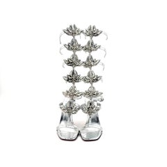 Christian Louboutin Sea Warrior 100 Marvel Collab Strappy Knee High Sandals 40.5