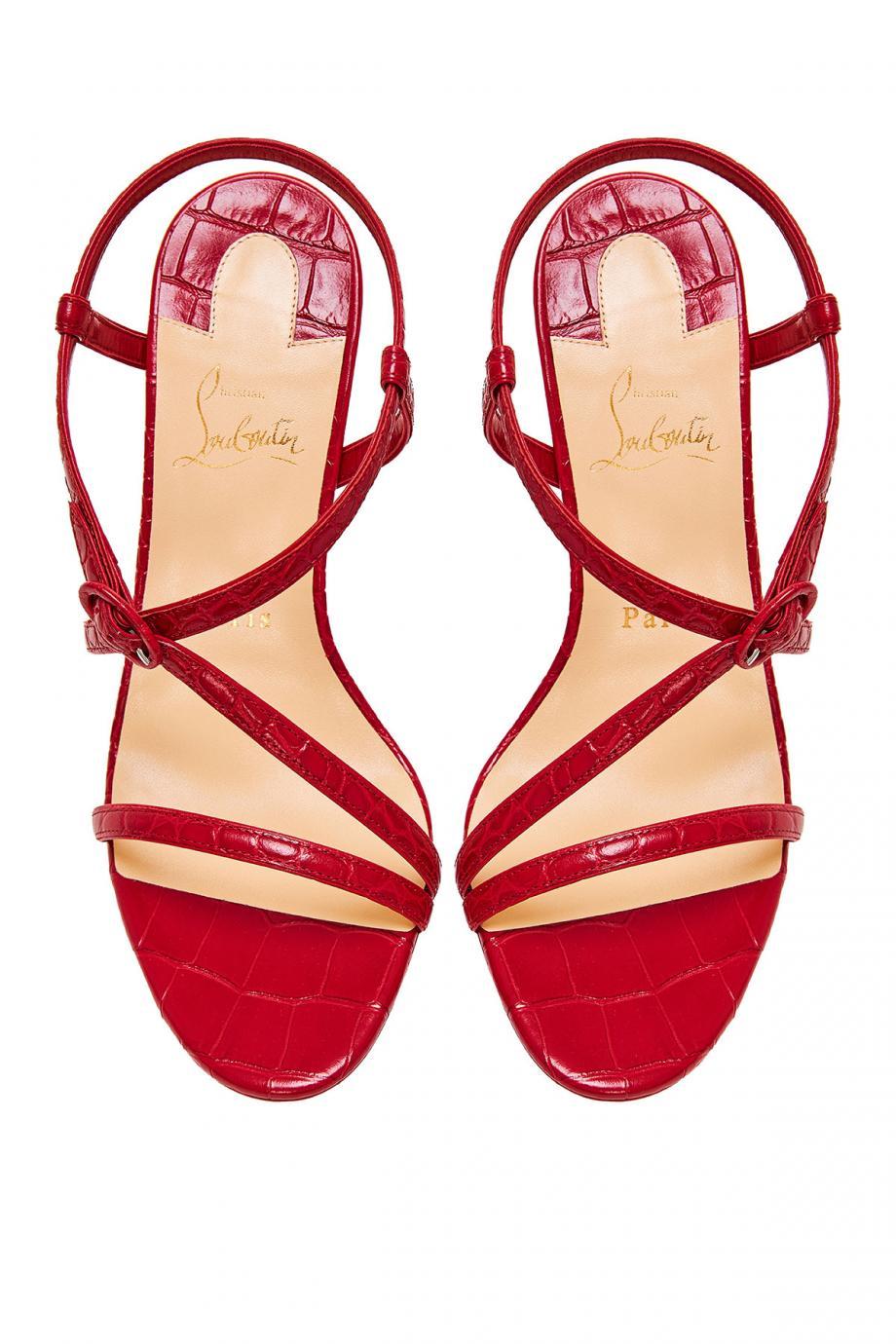 Christian Louboutin Selima 85 Calf Sandals Sz 38.5 NWT In New Condition In Paradise Island, BS