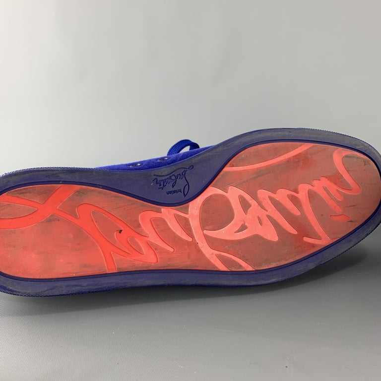Land Arctic Indbildsk CHRISTIAN LOUBOUTIN Size 10 Royal Blue Suede LOUIS JUNIOR Spike Sneakers at  1stDibs | christian louboutin blue, royal blue christian louboutin  sneakers, blue christian louboutin sneakers
