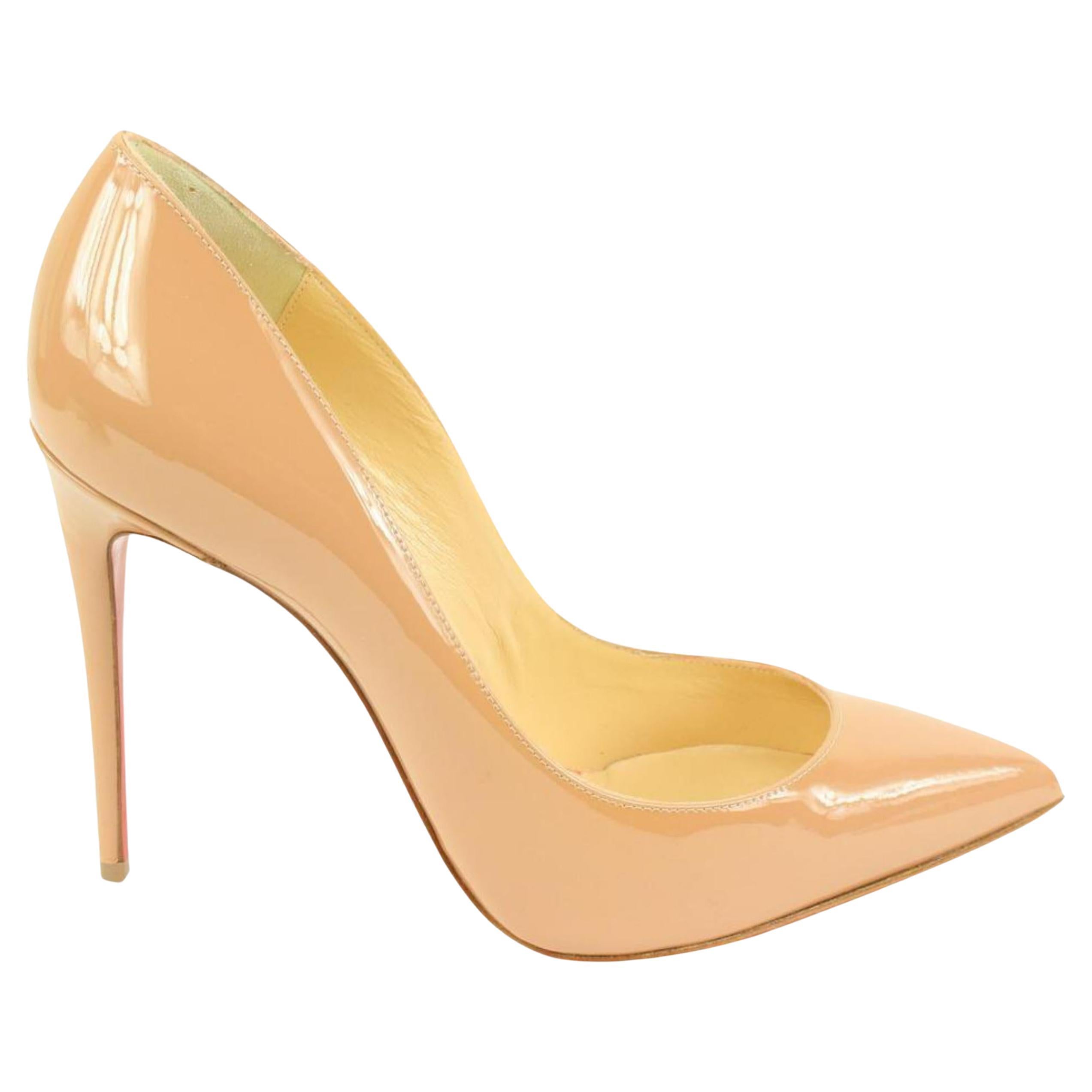 Christian Louboutin Size 36.5 Nude Pigalle Follies Heels 79cl317s