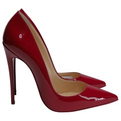 Christian Louboutin Size 37 Red Patent Leather Pumps