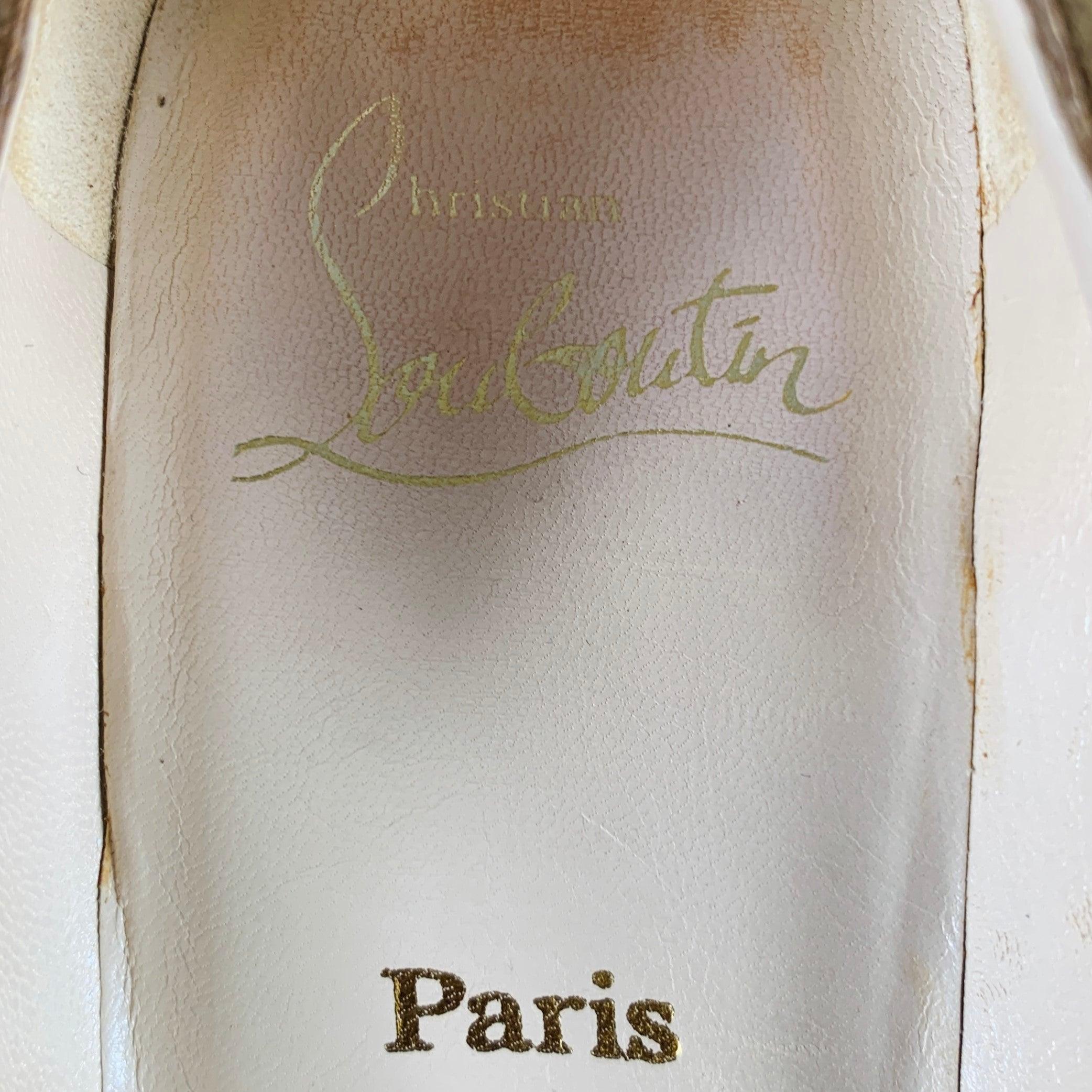 CHRISTIAN LOUBOUTIN Size 6.5 Brown Suede Heels Pumps 3