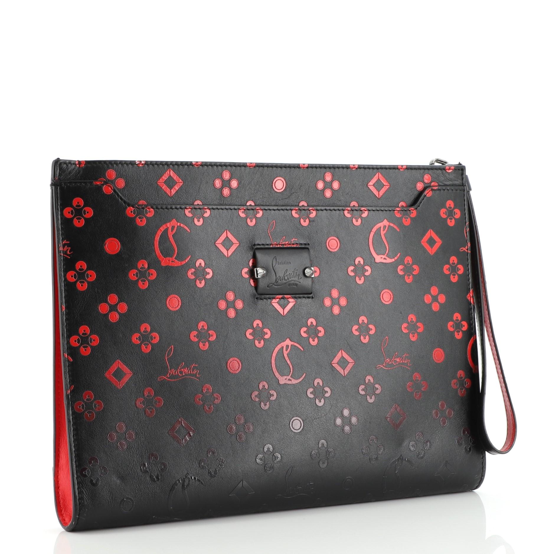 louboutin wristlet