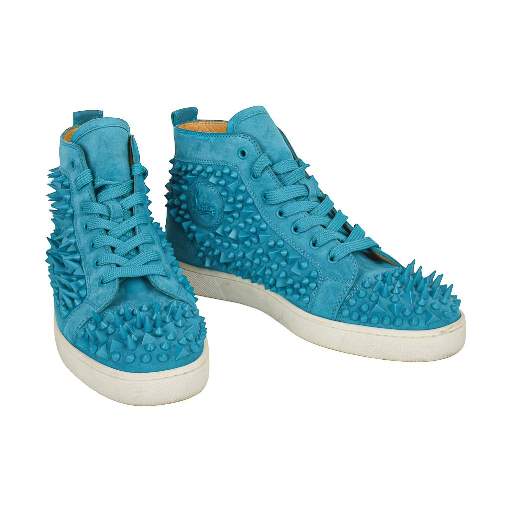 turquoise red bottoms