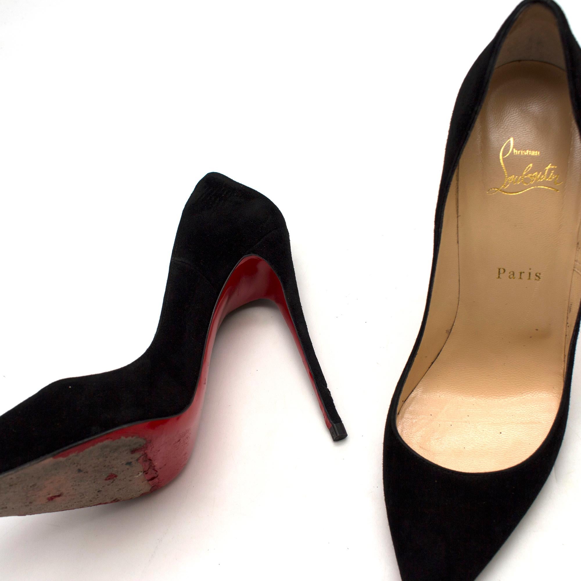 Christian Louboutin So Kate 120mm suede pumps US 8 im Angebot 1