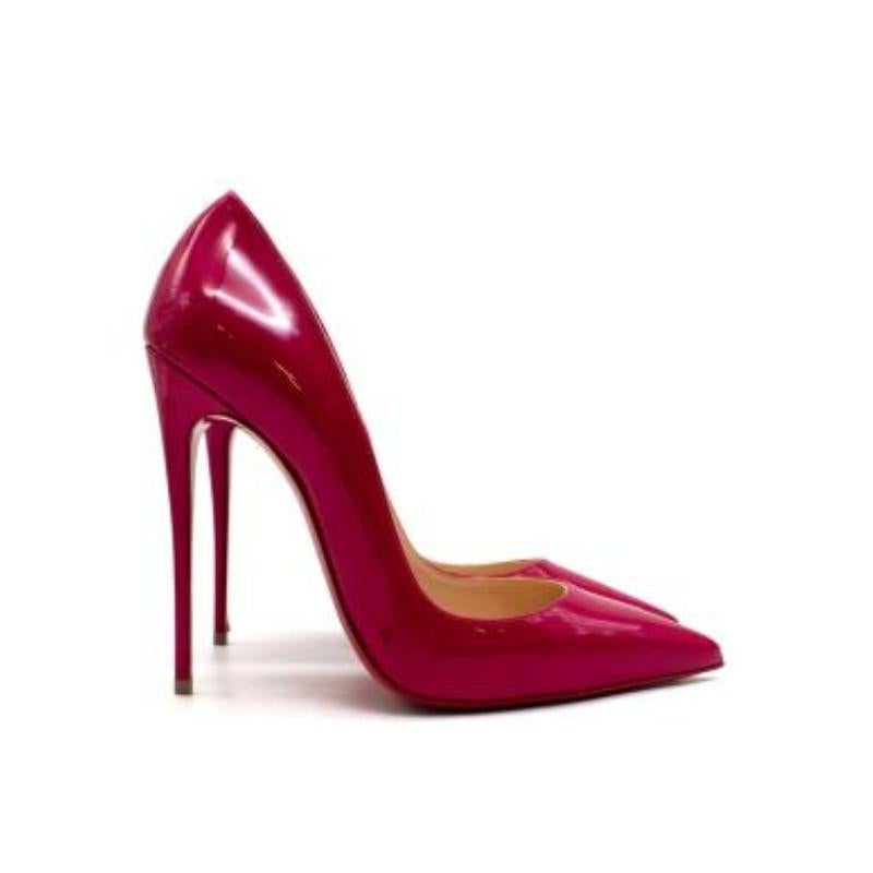 Women's Christian Louboutin So Kate patent rose 120mm pumps For Sale