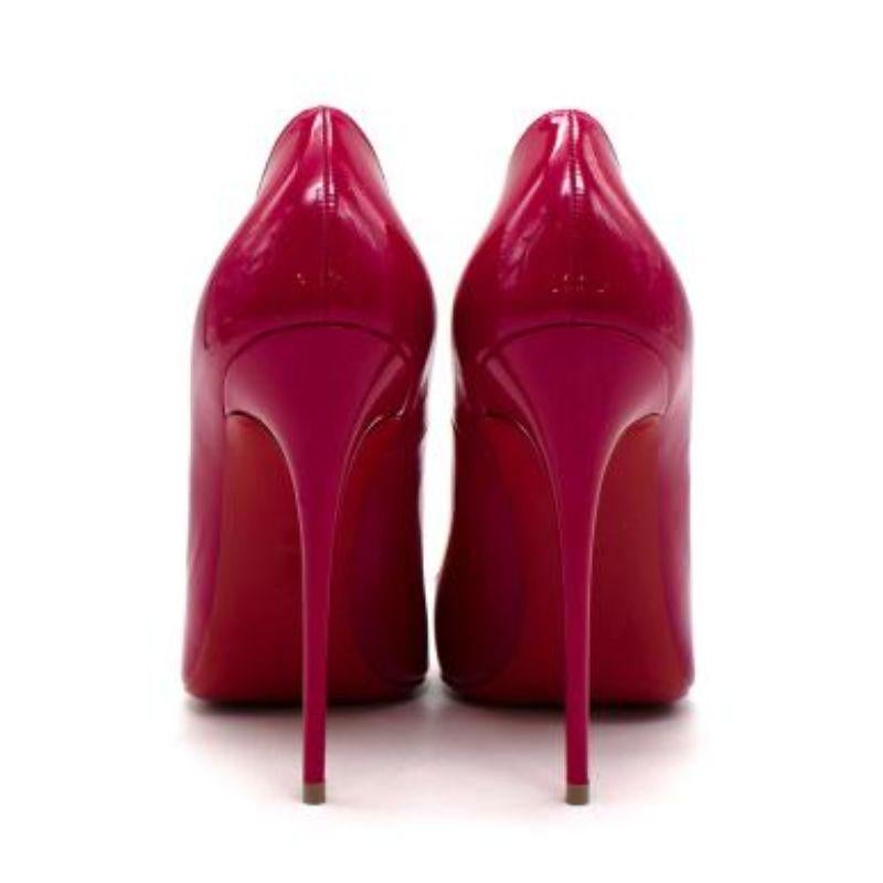 Christian Louboutin So Kate patent rose 120mm pumps For Sale 2