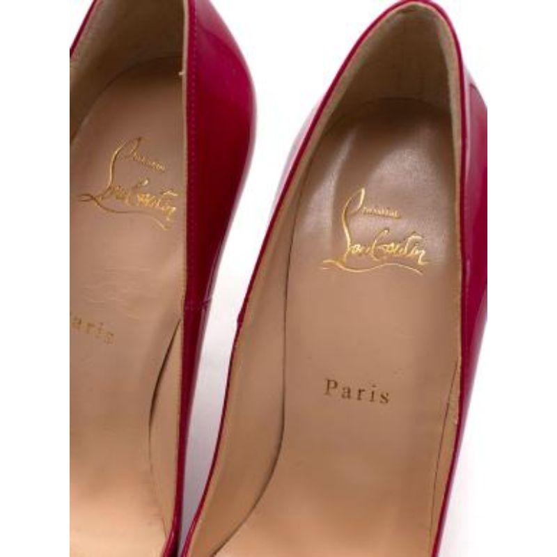 Christian Louboutin So Kate patent rose 120mm pumps For Sale 5