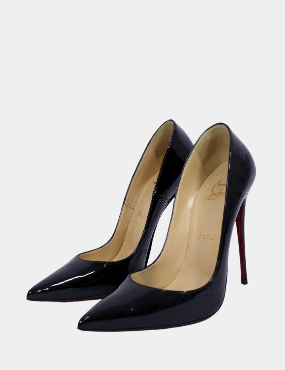 Black Christian Louboutin So Kate Pumps Size EU 37.5