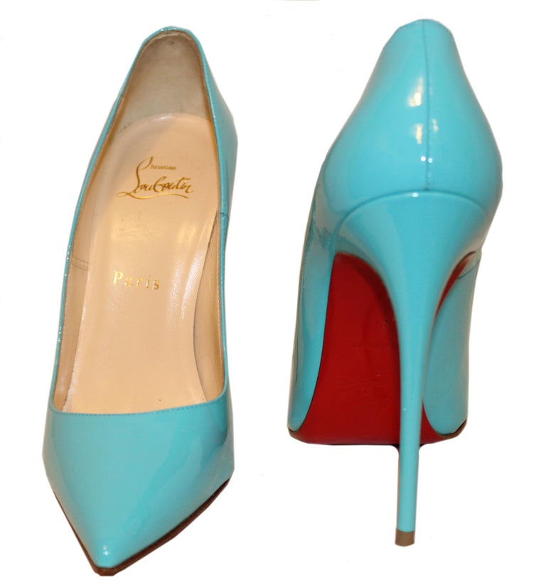 christian louboutin turquoise