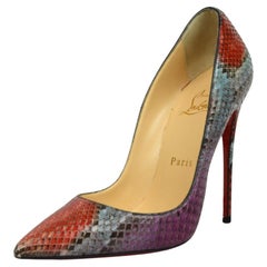 Christian Louboutin So Kate Watersnake Heels  Size US 6.5