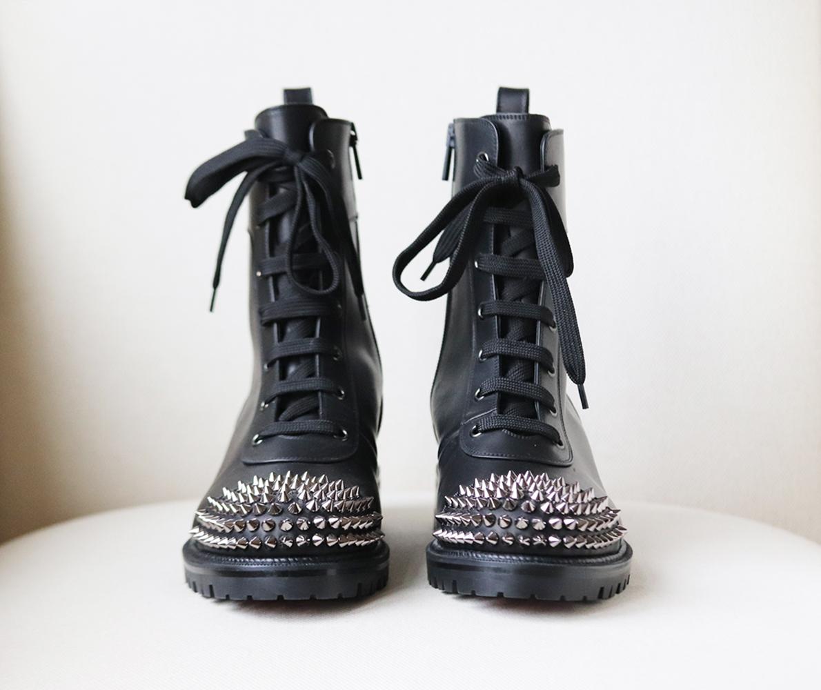 louboutin spiked boots