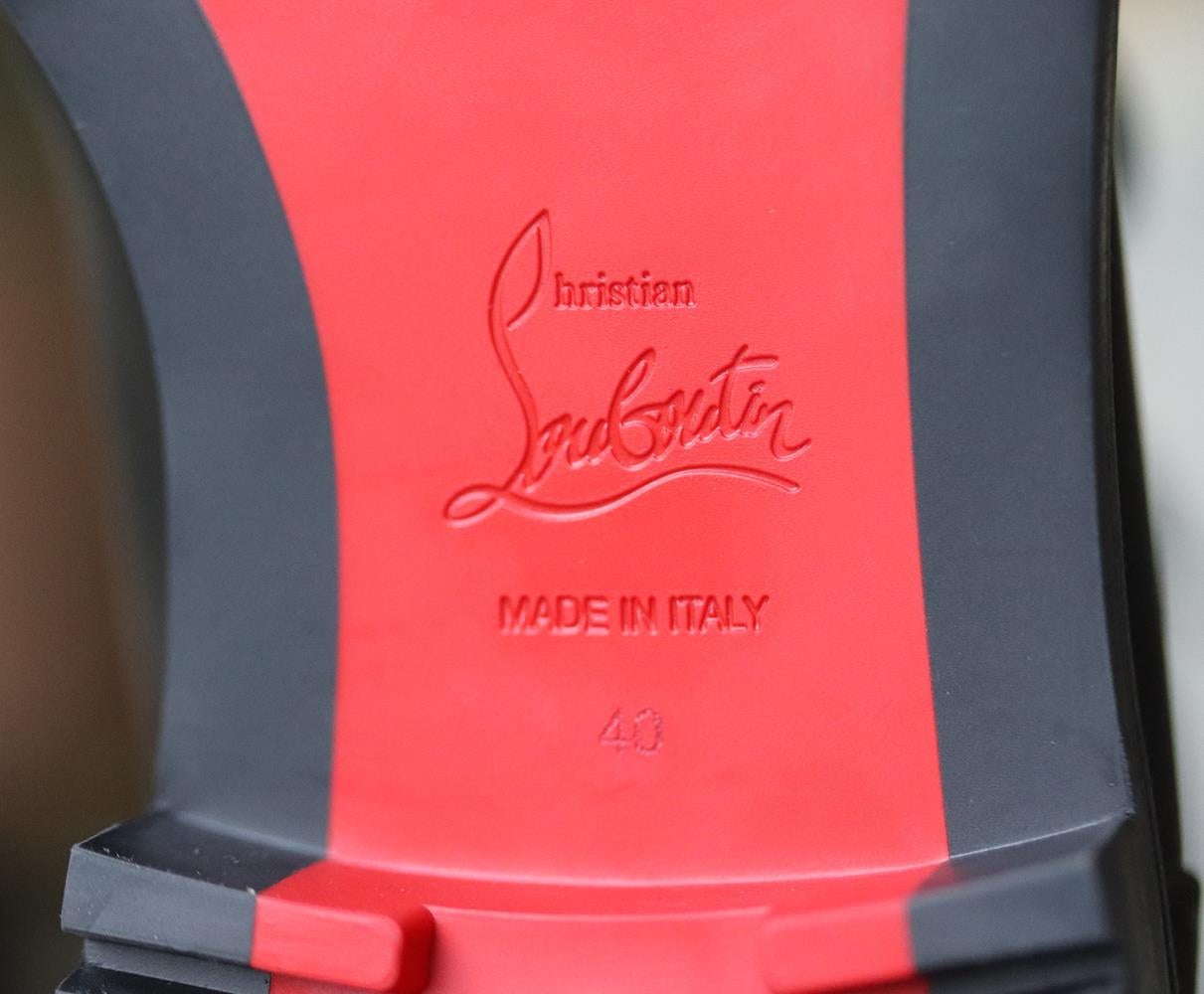 Christian Louboutin Stöckelschuhe aus Leder mit Spikes 1