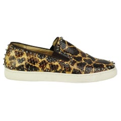 Baskets à enfiler en python à pointes Christian Louboutin EU 43 GB 9 US 10