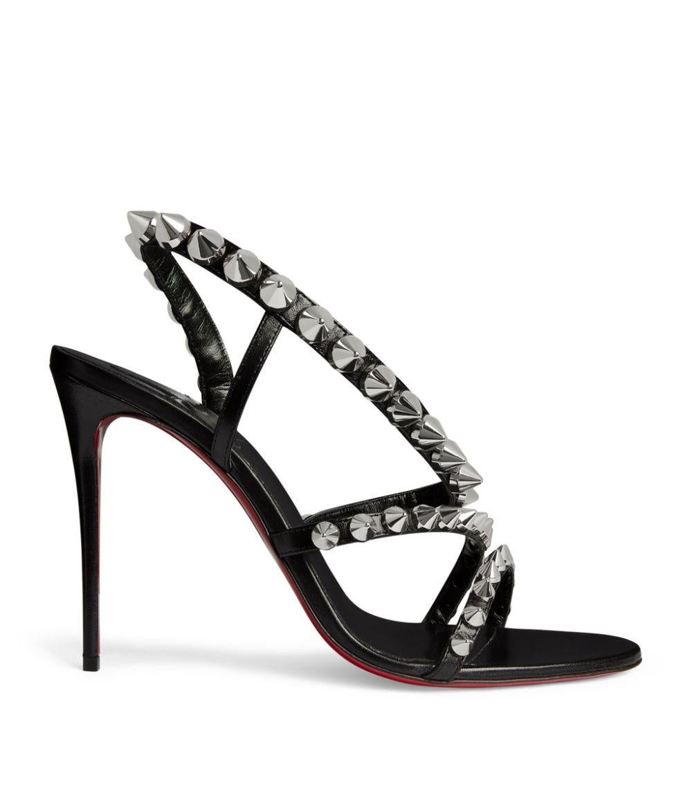 It should come as no surprise to see Christian Louboutin' Spikita Strap sandals heavily punctuated by the Maison’s signature studs – after all, the clue is in the name with this pair. As the leather straps move up your foot, the silver-toned
