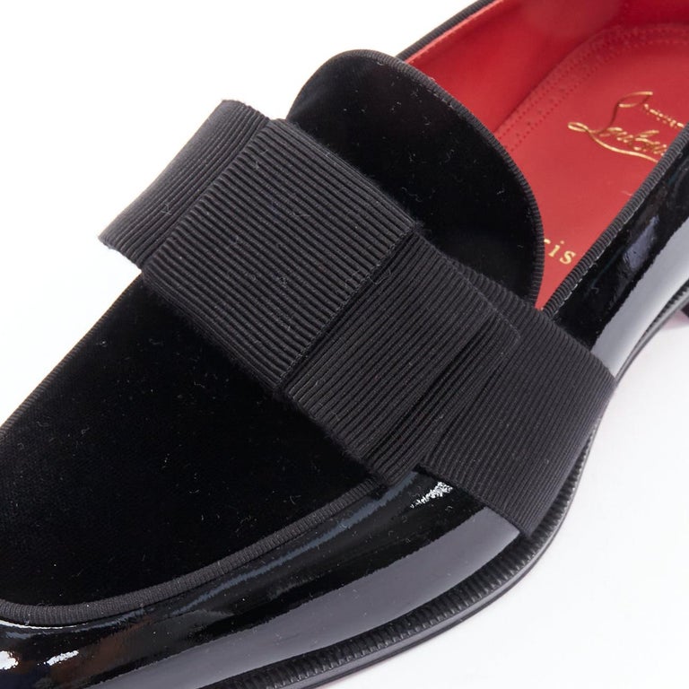 CHRISTIAN LOUBOUTIN Styleeto patent black bow tie dress  display picture 1