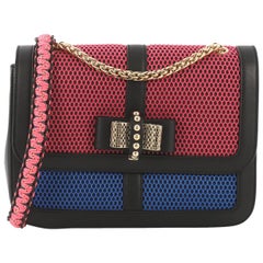 Christian Louboutin Sweet Charity Crossbody Bag Mesh and Leather Small