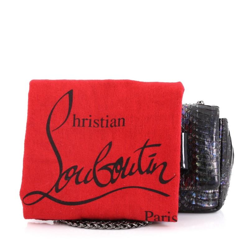 Christian Louboutin Sweet Charity Crossbody Bag Python Mini 1